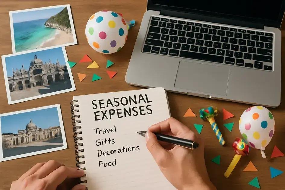 Como planejar gastos sazonais (viagens, festas) sem sufoco financeiro