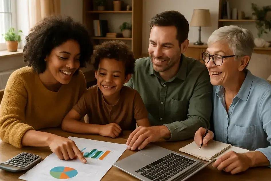 Envolver a família no planejamento e economia para fortalecer suas finanças domésticas
